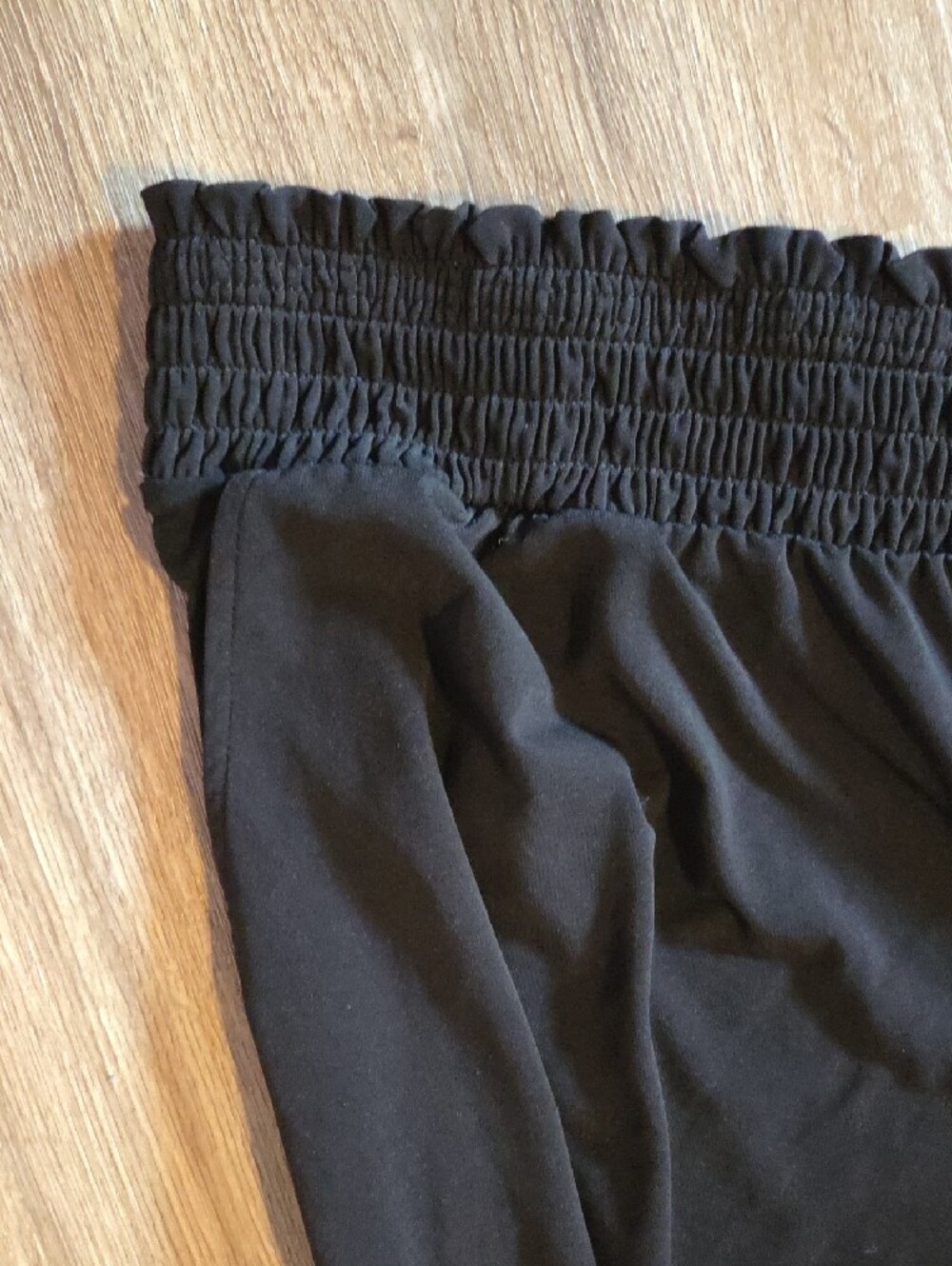 Lane Bryant Black Wide-Leg Pull-On Capris - Picture 3 of 3